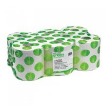 Image of Maxima 2ply CentreFeed Roll 150m White (Pack 6)
