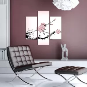 Image of 3MDF-025 Multicolor Decorative MDF Painting (3 Pieces)