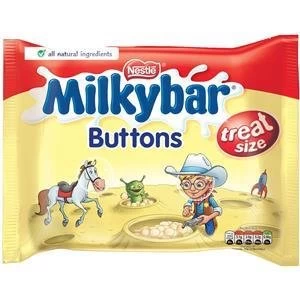 Image of Original Nestle Milkybar Buttons White Chocolate Mini Bags 189g