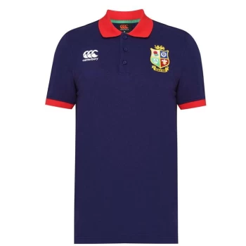 Image of Canterbury British and Irish Lions Nations Polo Shirt Mens - Blue
