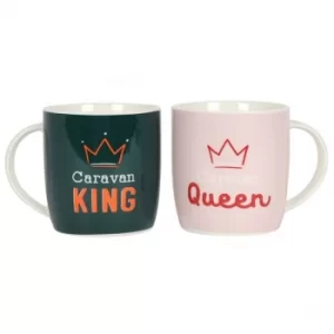 Image of Caravan King and Queen Mug Set