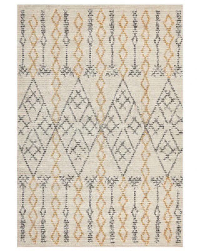 Image of Beliani Rug Kadapa Beige 160 X 230 Cm Cotton