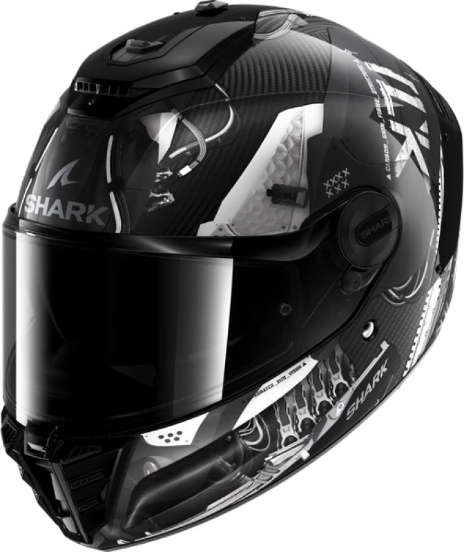 Image of Shark Spartan RS Xbot Carbon Helmet, black-silver, Size XL for Men