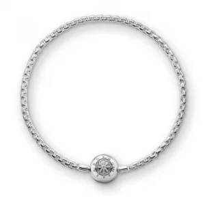 Image of Ladies Thomas Sabo Sterling Silver Karma Beads Bracelet