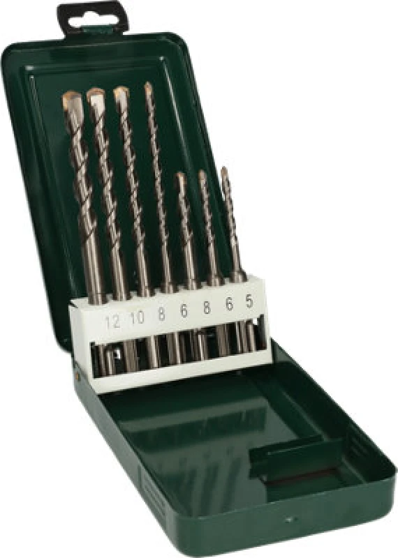 Image of Bosch Sds Plus Drill Bits Set Sds Plus Hammer Drill Bit Set 7 Pieces 2609255543