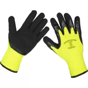 Image of PAIR Thermal Lined Superior Grip Gloves - Large - Latex Coating - Flexible