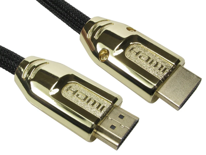 Image of Cables Direct Cables Direct NL2HD42-01 HDMI cable 1m HDMI Type A (Standard) Black, Gold NL2HD42-01