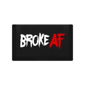 Image of Grindstore Broke AF Wallet (One Size) (Black/White/Red)