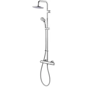 Image of Concept Freedom Dual Thermostatic Bar Shower Valve with Shower Kit + Fixed Head - Ideal Standard