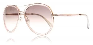Image of Jimmy Choo Tora/S Sunglasses Pink Glitter QBQ 57mm