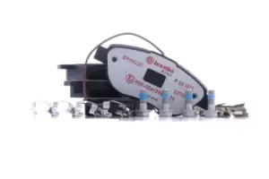 Image of BREMBO Brake pad set XTRA LINE P 23 137X Brake pads,Brake pad set, disc brake OPEL,FIAT,KIA,COMBO Kasten/Kombi (X12),Combo Combi / Tour (X12)