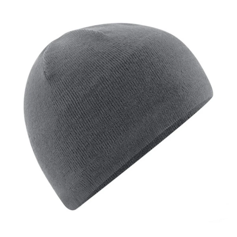 Image of Beechfield Beechfield Men Water Repellent Beanie in Mid Grey Mid Grey One Size Male 5059958779839