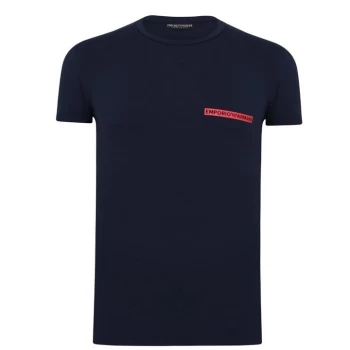 Image of Emporio Armani New Icon T-Shirt Navy Size L Men
