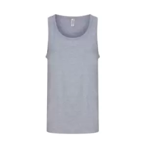 Image of Casual Classics Mens Ringspun Vest Top (XL) (Heather)