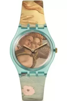 Image of Unisex Swatch Nascita Di Venere By Sandro Botticelli Art Journey Watch GZ360