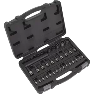 Image of Sealey 38 Piece Combination Drive Torx and Security Torx Socket Bit Set