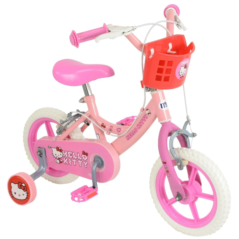 Image of Hello Kitty My First 12" Bike With Basket, Pink M005326