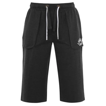 Image of Lonsdale Box three quarter Jogging Bottoms Mens - Charcoal