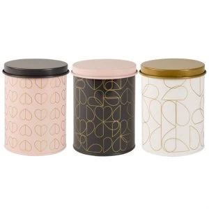 Image of Beau & Elliot Champagne Edit Oyster Dove & Blush Storage Tins