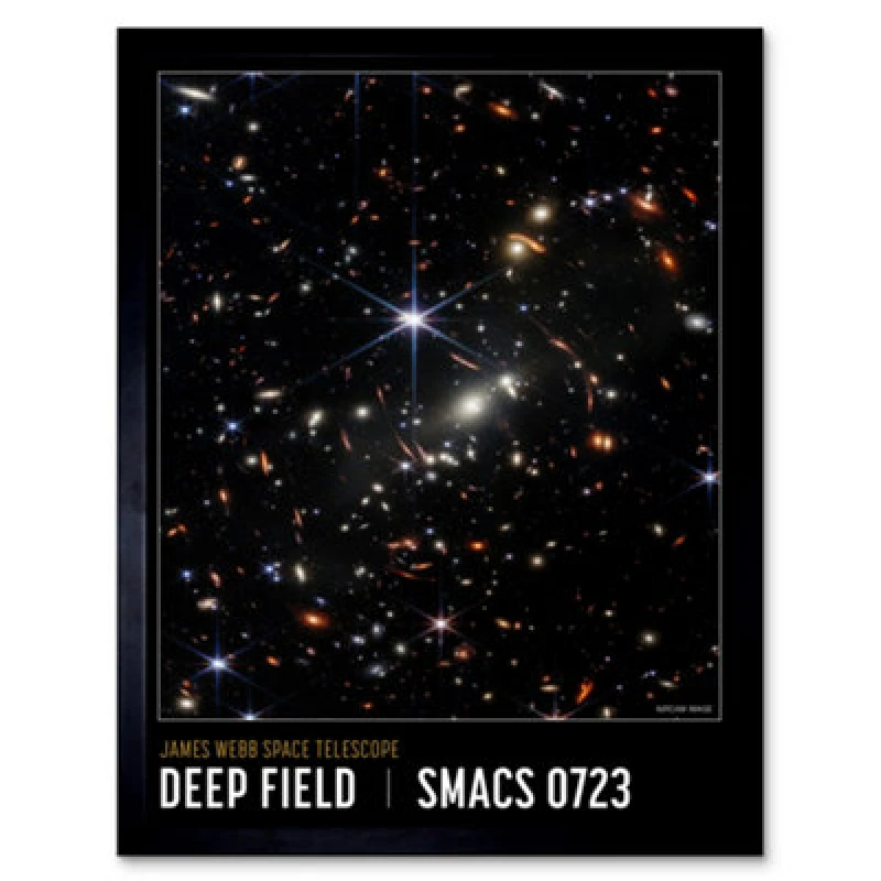 Image of Artery8 Nasa James Webb Space Telescope First Deep Field Smacs 0723 Framed Wall Art Print