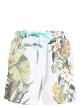 Image of BOSS Rally Swim Shorts Open Green