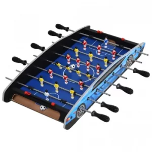 Image of HOMCOM 2ft Foosball Table Football Game Table Arcades Competition Sized for Indoor, Game Room, Bars