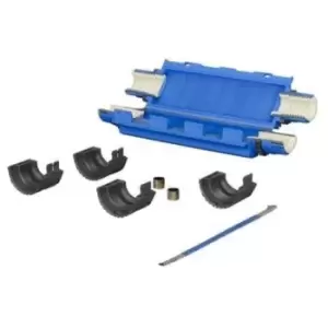 Image of Wiska Shark Gel Insulated Joint with Terminal Block & Earth Bonding Kit Blue - SH6803AW