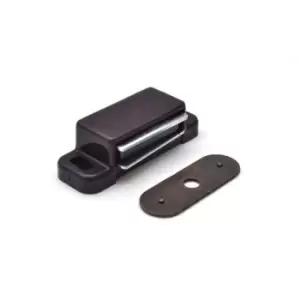 Image of GTV Magnetic Catches Cabinet Cupboard Catch 3-4kg Pull - Brown, Pack of 3