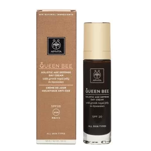 Image of Apivita Queen Bee Crema da Giorno Difesa Anti Eta SPF 20 con Pappa Reale Rassodante Rigenerante 50ml