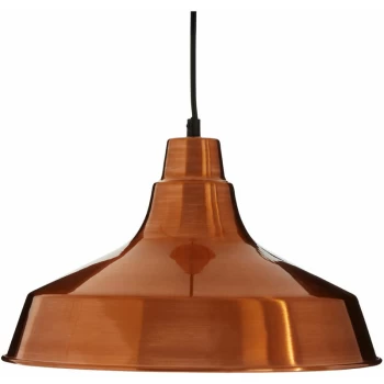 Image of Premier Housewares - Copper Finish Pendant Light Modern Elegant Ceiling Light Chandelier 36 x 36 x 120