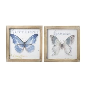 Image of Blue & White Patterned Cylindrical Ceramic Vase By Heaven Sends