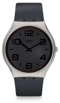 Image of Swatch DAY TRICK Grey Silicone Strap Grey Dial SS07S110 Watch