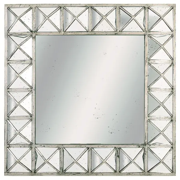 Image of Augustus Detailed Triangulated Wall Mirror
