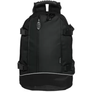 Image of Clique Contrast Backpack (One Size) (Black) - Black