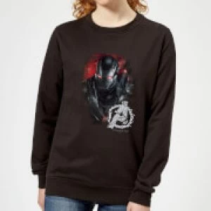 Image of Avengers Endgame War Machine Brushed Womens Sweatshirt - Black