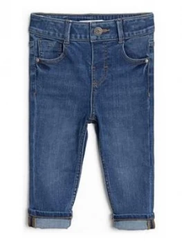 Image of Mango Baby Boys Jeans - Blue, Size 9-12 Months