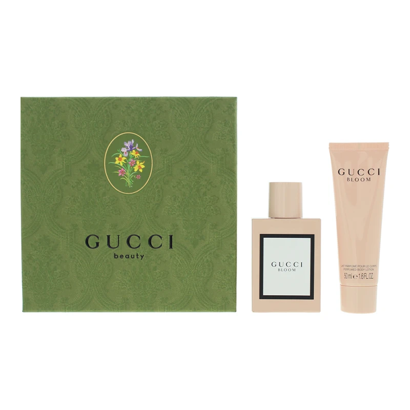 Image of Gucci Bloom 2 Piece Gift Set: Eau de Parfum 50ml - Body Lotion 50ml TJ Hughes 3616304956782