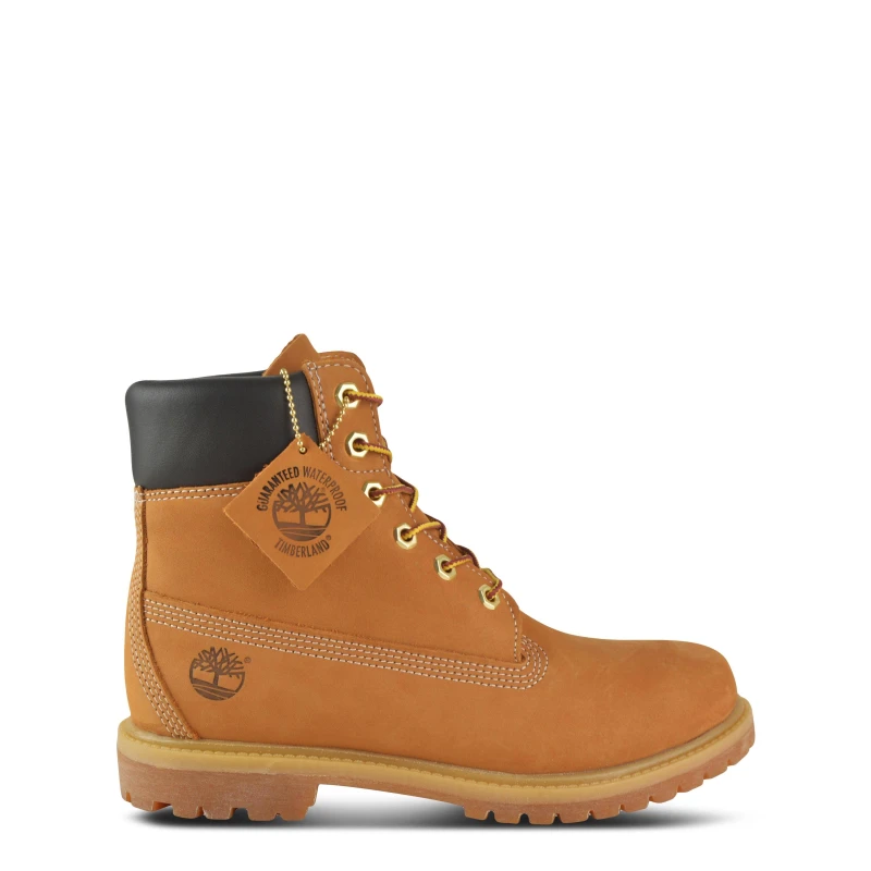 Image of Timberland Wheat Premium 6" Lace Up Waterproof Boot Stone Female 4 224833UK