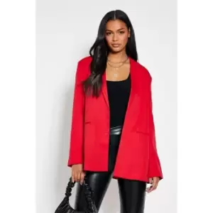Image of I Saw It First Ultimate Oversized Blazer - Red