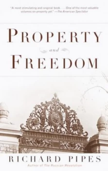 Image of Property and Freedom by Richard Pipes Book