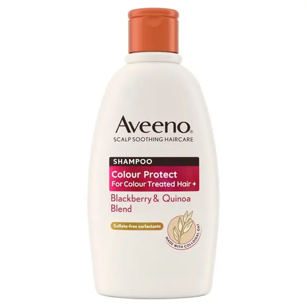 Image of Aveeno Scalp Soothing Colour Protect Blackberry & Quinoa Blend Shampoo 300ml