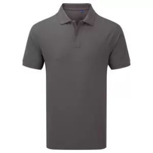 Image of Premier Unisex Adult HeiQ Viroblock Polo Shirt (M) (Dark Grey)
