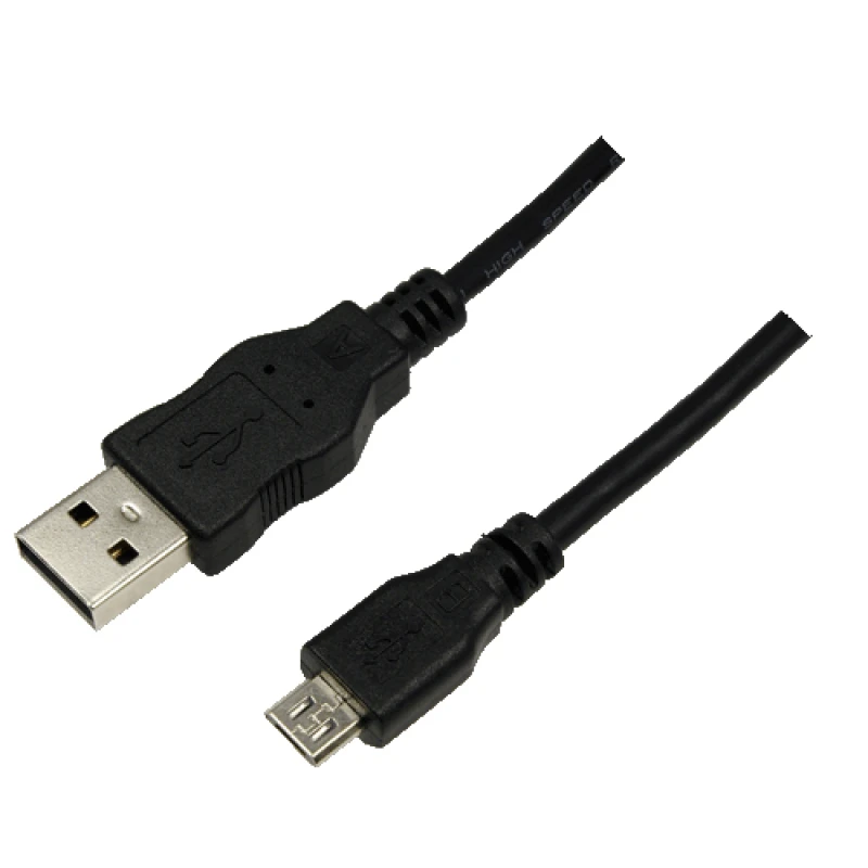 Image of LogiLink 1.8m USB/microUSB USB cable USB 2.0 USB A Micro-USB B Black