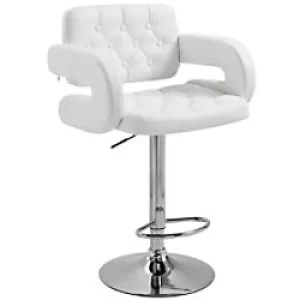 Image of HOMCOM Bar Stool 835-008WT 1140 mm 640 mm White