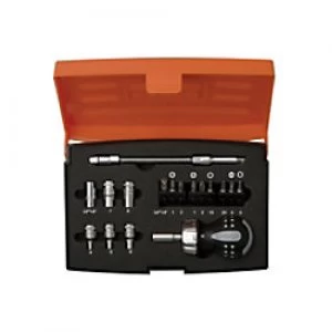 Image of Bahco 808050S-18 Stubby Ratchet Screwdriver 18 Piece Set