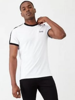 Image of Barbour International Hardknott Tape Sleeve T-Shirt - White