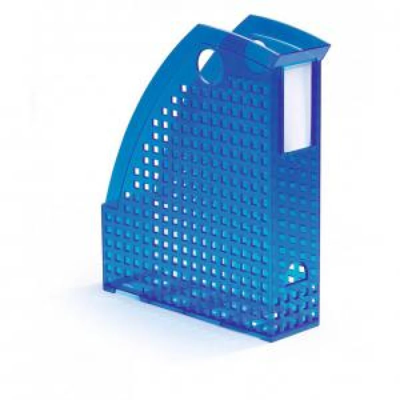 Image of Durable TREND Magazine Rack Document Desk File Organiser - A4 Clear Blue Blue unisex