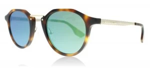 Image of McQ PU0036S Sunglasses Havana Gold Green 002 48mm