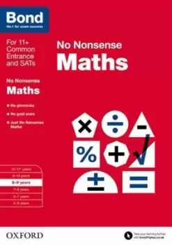 Image of No nonsense maths 8-9 years by Sarah Lindsay