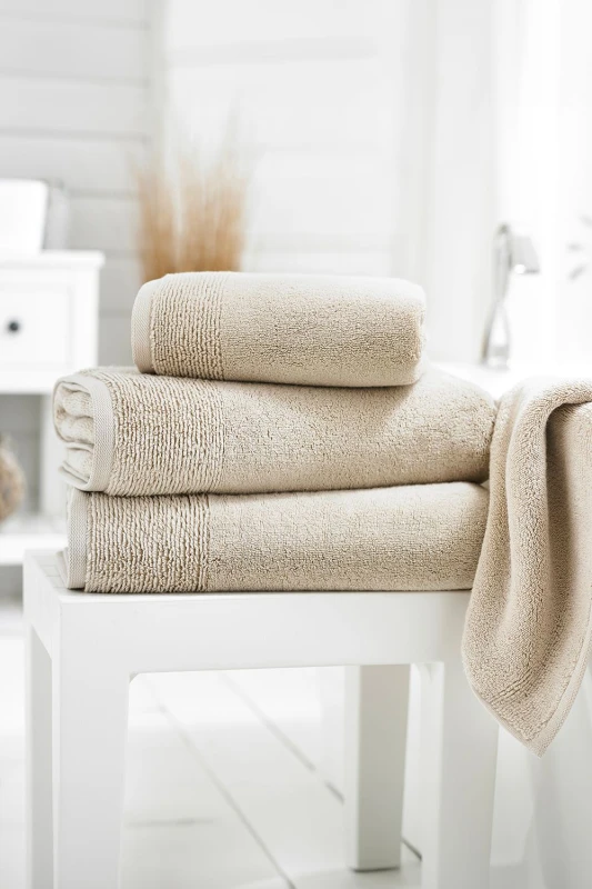 Image of Deyongs Palazzo 800gsm Hotel Luxury Cotton Hand Towel Stone